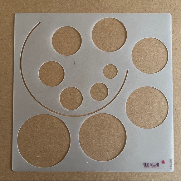 Set of 5 Stencils ~ Toga 12 x 12 scrapbooking collage art crafts - Picture 2 of 6